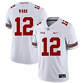 Ohio State Buckeyes 12 Denzel Ward White Nike College Football Jersey Dzhi,baseball caps,new era cap wholesale,wholesale hats